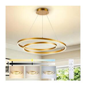 BRILAGI-LED Stmievateľný závesný luster na lanku TWISTER LED/75W/230V 3000-6000K zlatý +DO BRI1194 vyobraziť
