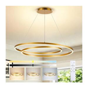 BRILAGI-LED Stmievateľný luster na lanku TWISTER LED/105W/230V 3000-6000K zlatá+DO BRI1195 vyobraziť
