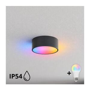 BRILAGI - LED RGBW kúpeľňové stropné svietidlo CLARE 1xE27/12W/230V pr. 20 cm antracit IP54 BG5218+AI0579 vyobraziť