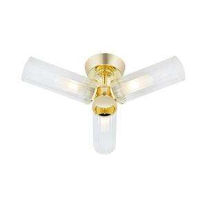 Markslöjd 109238 - Kúpeľňový prisadený luster RIMINI 3xG9/20W/230V IP44 mosadz 109238 vyobraziť