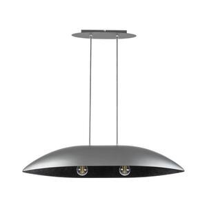 Luster na lanku GONDOLA 2xE27/60W/230V strieborná/čierna 40643 vyobraziť
