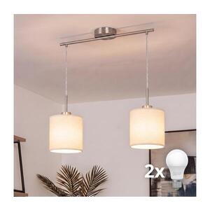 BRILAGI - LED luster na lankách NUBILA 2xE27/60W/230V krémová EG32519+2xBG1585 vyobraziť