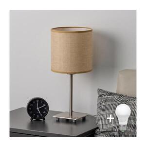 BRILAGI - LED stolová lampa NUBILA 1xE27/60W/230V svetlohnedá EG32509+BG1584 vyobraziť