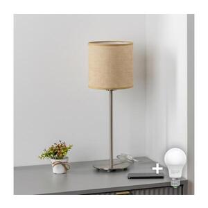 BRILAGI - LED stolná lampa NUBILA 1xE27/60W/230V svetlohnedá EG32512+BG1584 vyobraziť