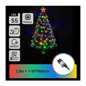 B.V. - LED Vonkajší vianočný stromček LED/3, 6W/230V 60 cm IP44 multicolor B10303K6R vyobraziť