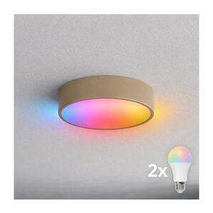 BRILAGI-LED RGBW stmievateľné kúpeľňové stropné svietidlo CLARE 2xE27/12W/230V IP54 béžové BG1590+2xAI0819 vyobraziť