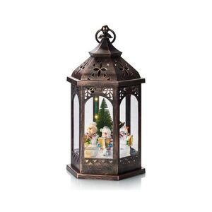 Markslöjd 704973 - LED Vianočná dekorácia ROLF LED/3xAA hnedá lucerna 704973 vyobraziť