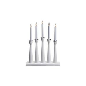 Markslöjd 702229 - Vianočný svietnik MASESKÄR 5xE10/3W/230V biela 702229 vyobraziť