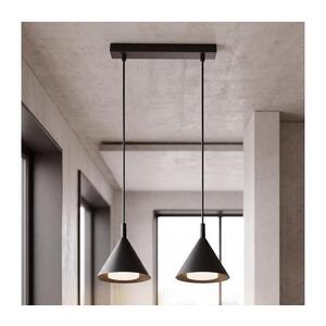 BRILAGI - LED Závesný luster na lanku CONE DOUBLE 2xGX53/15W/230V čierna WO-E14-G09-BLK-OEM vyobraziť