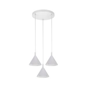 BRILAGI - LED Luster na lanku CONE TRIPLE ROUND 3xGX53/15W/230V biela WO-E14-G11-WHT-OEM vyobraziť