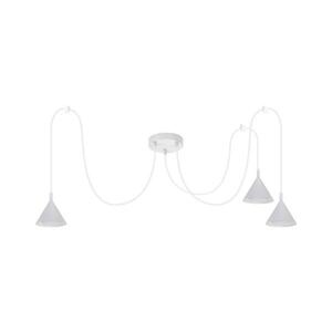 BRILAGI - LED Závesný luster na lankách CONE TRIPLE SPIDER 3xGX53/15W/230V biela WO-E14-G12-WHT-OEM vyobraziť