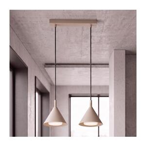 BRILAGI - LED Luster na lanku CONE DOUBLE 2xGX53/15W/230V béžová WO-E14-G09-BEI-OEM vyobraziť
