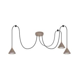 BRILAGI - LED Závesný luster na lanku CONE TRIPLE SPIDER 3xGX53/15W/230V béžový WO-E14-G12-BEI-OEM vyobraziť