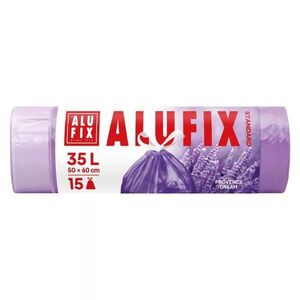 ALUFIX - Vrecia na odpad 35l/15 zaťahovacie vôňa levandula 50x60cm vyobraziť