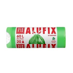 ALUFIX - Vrecia na odpad 60l/20ks zelené zaťahovacie vyobraziť