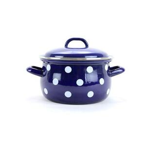 BELIS - Hrniec a pokrievka 16cm 1, 5l modrý puntík vyobraziť
