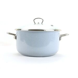 BELIS - Hrniec a pokrievka 24cm 5, 5l Premium BELIS šedý, smalt vyobraziť