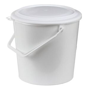 BESOP - Vedro biele 5l s poklopom vyobraziť