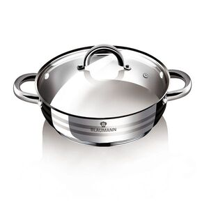 BLAUMANN - Randlík nerez a pokrievka sklo 2, 75l GOURMET vyobraziť
