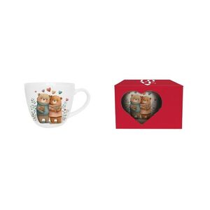 DUO - Hrnček 460ml BEARS 2, v darčekovej krabičke, porcelán vyobraziť