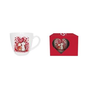 DUO - Hrnček 460ml LOVING CATS, párik mačiatka v darčekovej krabičke, porcelán vyobraziť