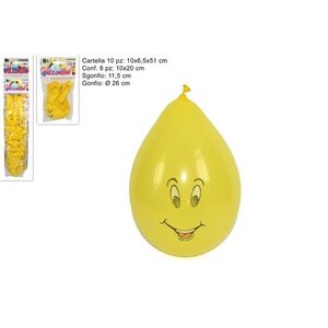 MAKRO - Balóny nafukovacie Úsmev 8ks vyobraziť