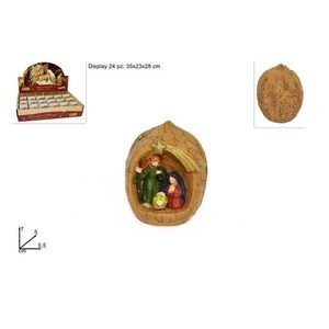 MAKRO - Betlehém v oriešku 6cm rôzne druhy vyobraziť