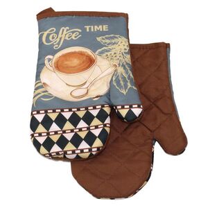 MAKRO - Chňapka kuchynská COFFE s magnetom 2ks, dekor Coffe Time vyobraziť