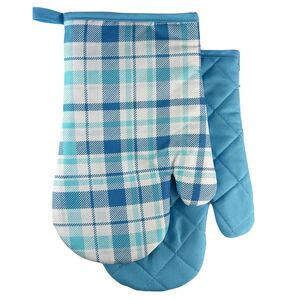 MAKRO - Chňapka s magnetom Checks 2ks, modré káro vyobraziť