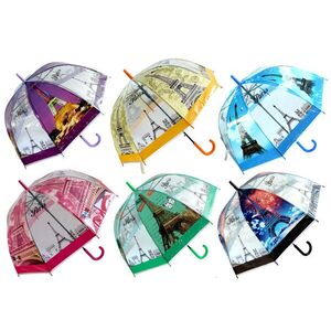 MAKRO - Dáždnik priesvitný PVC 82cm, vystreľovací rôzne farby vyobraziť