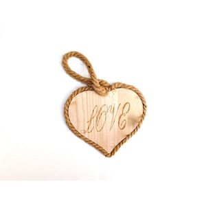 MAKRO - Dekorácia srdiečko Love 15cm vyobraziť