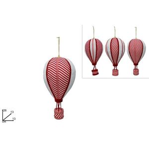 MAKRO - Dekorácia vianočná na stromček, balón rôzne dekory, 13x26x13cm vyobraziť