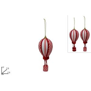 MAKRO - Dekorácia vianočná na stromček, balón rôzne dekory, 7, 5x17cm vyobraziť