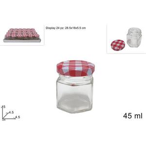 MAKRO - Dóza sklo 45ml s viečkom vyobraziť