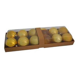 MAKRO - Gule vianočné 8cm 12ks vyobraziť