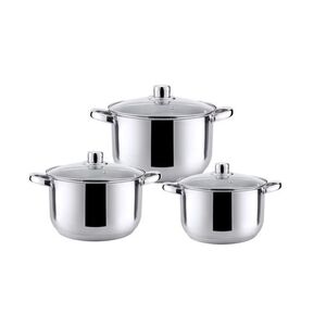 MAKRO - Hrnce sada 3ks, 2, 9L, 3, 9L, 5, 1L vyobraziť