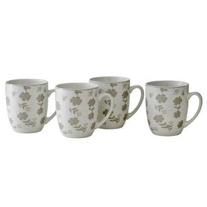 MAKRO - Hrnček kvety porcelánový, sada 4ks vyobraziť