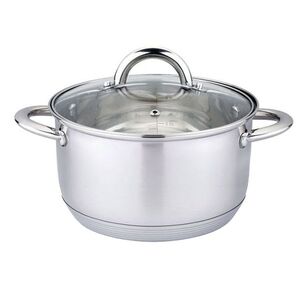 MAKRO - Hrniec nerezový 22cm s pokrievkou vyobraziť
