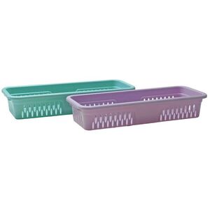 MAKRO - Košík 33x12x6cm, umelá hmota, rôzne farby vyobraziť
