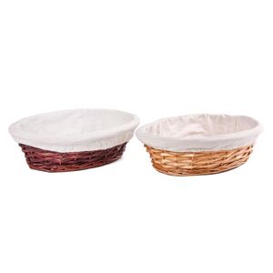 MAKRO - Košík oválny s poťahom 30x24x9cm, rôzne farby vyobraziť