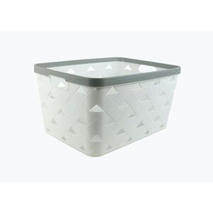MAKRO - Košík úložný 25, 5x19x14cm, biely vyobraziť