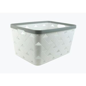 MAKRO - Košík úložný 30x22x16cm, biely vyobraziť