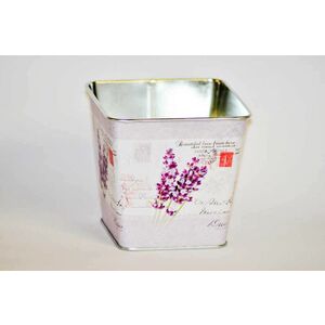 MAKRO - Kvetináč plech hranatý 9, 5cm Levanduľa vyobraziť