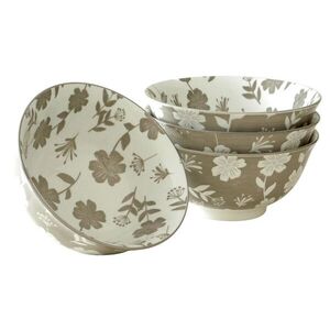 MAKRO - Miska na polievku kvety porcelánová, sada 4ks vyobraziť
