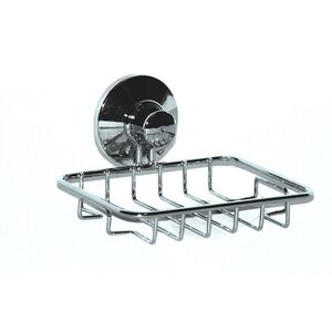 MAKRO - Mydelnička s prísavkami pochrómovaná 10, 5x13x7cm vyobraziť