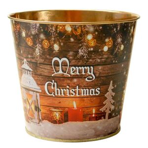 MAKRO - Obal na kvetináč vianočný 13x11, 5cm vyobraziť
