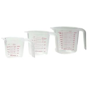MAKRO - Odmerky 3ks, 250ml, 500ml, 1000ml, umelá hmota vyobraziť