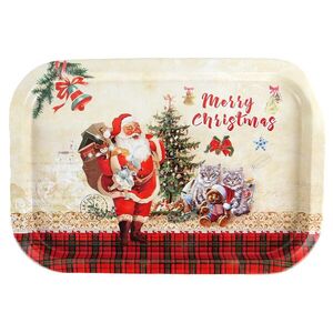 MAKRO - Podnos dekoračný vianočný 34x23cm, plech vyobraziť