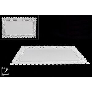 MAKRO - Podnos ozdobný okraj 22 x 37cm vyobraziť
