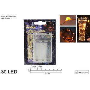 MAKRO - Reťaz vianočná 30 LED vyobraziť